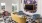 Modern resident lounge with yellow velvet couch and geometric tile flooring